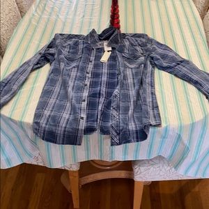 Dark Denim Tailored Shirt